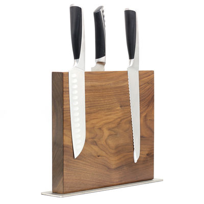 260x240x32 mm Porteur de couteaux magnétiques à double face avec feuille de bambou permanente