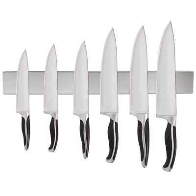 16 pouces en acier inoxydable bar de couteau magnétique pour outil de cuisine couteau organisation de suspension