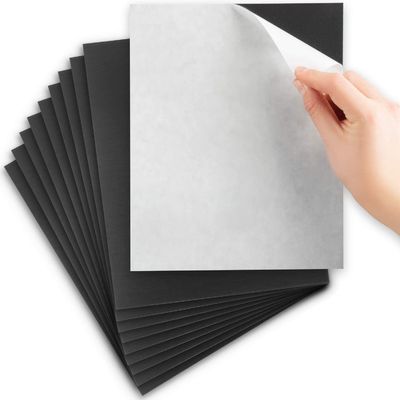 Feuille magnétique en caoutchouc A4 avec autoadhésif Taille 297*210 mm Épaisseur de 0,3 mm à 2 mm