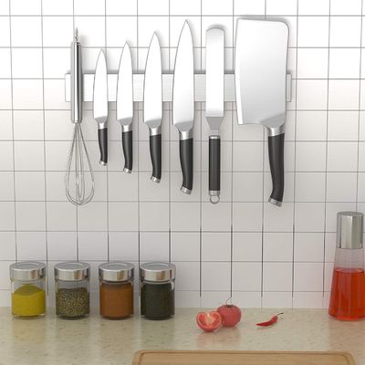 OEM ODM accepté en or en acier inoxydable Magnetic Strip Rack Magnétique porte-couteau pour mur