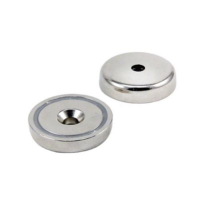 Magnets industriels avec matériau de néodyme permanent et trou anti-enfoncement POT lourd