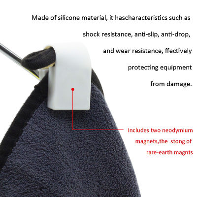 Magnéte de néodyme Ndfeb à bloc personnalisé magnétique pour golf Waffle Towel Magnets pour clubs de golf