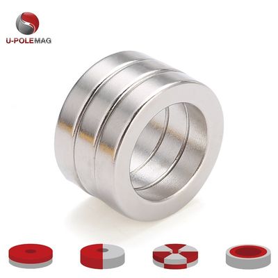 Anneau magnétique en néodyme de qualité N52 certifié ISO9001 2000 pour applications personnalisées