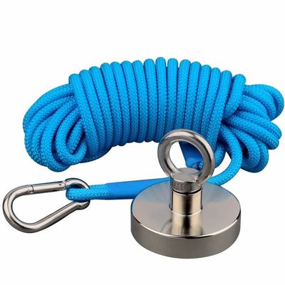 Magnéte de pêche ronde forte pour le sauvetage et la chasse au trésor Tolérance ± 0,1 mm Depuis 2000