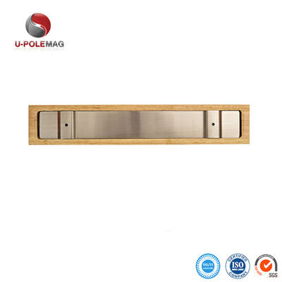 Système ISO9001 2000 16 &quot; Bloc de couteau magnétique en bois durable pour cuisine organisée