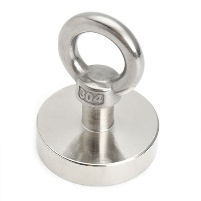 Magnet au néodyme à haute tolérance POTN08-75 550 lbs Fort avec trou de vis pour la pêche