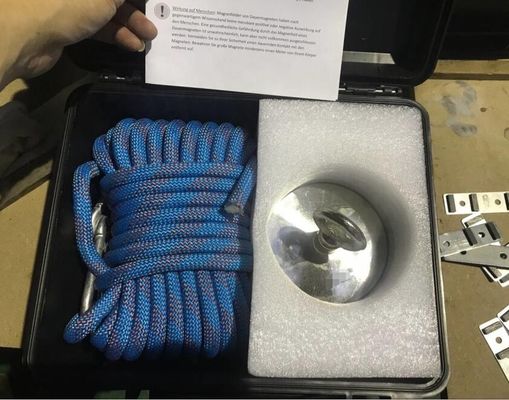 Magnet au néodyme à haute tolérance POTN08-75 550 lbs Fort avec trou de vis pour la pêche