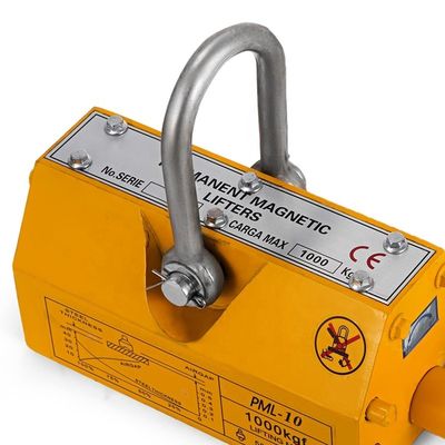55.5 kg de poids mort PML-1000 aimant de levage à commande manuelle commutable pour l'industrie