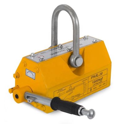 55.5 kg de poids mort PML-1000 aimant de levage à commande manuelle commutable pour l'industrie