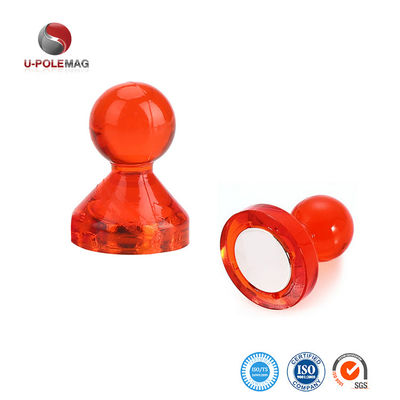 11mm Dia Pot Shape Magnétique Push Pins pour les cartes de bureau dans un design coloré