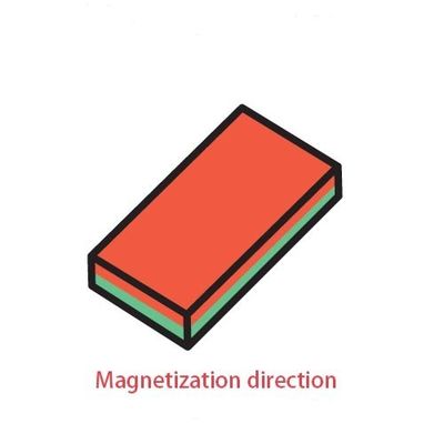 ISO14004 2004 Approuvé N52 Neodymium Magnet Bar Bloc 100 x 50 x 20 mm pour l'environnement