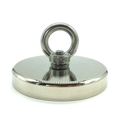 Dia 60mm 350lbs Force Neodymium Magnet Kit de pêche avec D10mm x L10M Taille de corde