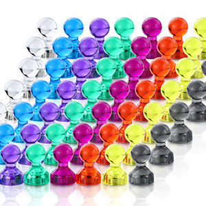 Magnets à broche en plastique très résistants pour réfrigérateur à charge lourde de qualité cylindrique NdFeB