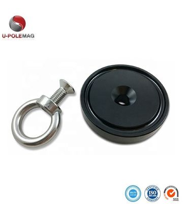 UPN04-75 aimant de pêche en néodyme de 350 lbs avec boulon et type de crochet de tolérance /-0,1 mm