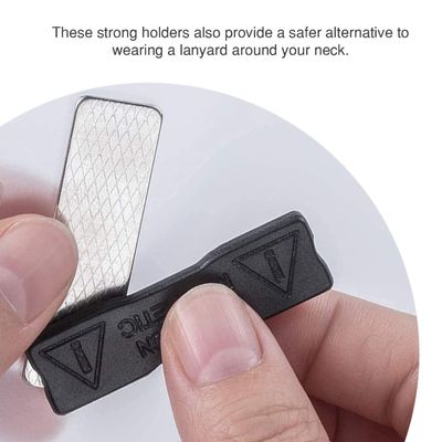 Tolérance du badge de nom magnétique en bloc ± 1% Étiquette de nom en plastique avec fixation magnétique