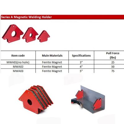 Résistant à l'usure rouge magnétique 190 mm Longueur pour des applications polyvalentes