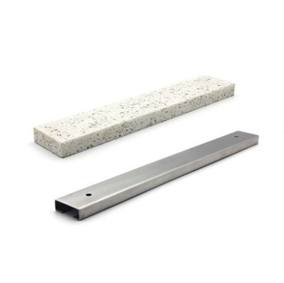 12 pouces puissante pierre magnétique au néodyme pour le support de couteau magnétique en marbre noir/blanc