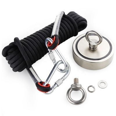 Magnéte de pêche au néodyme avec corde pour une forte traction magnétique