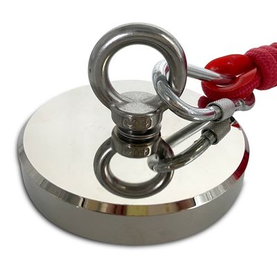 880 LBS Force de traction Neodymium Magnéte de pêche Boîte de vis M12 Taille de vis ± 0,1 mm Tolérance