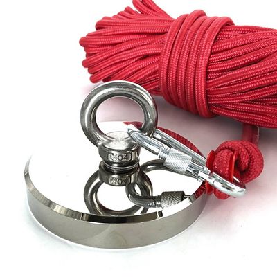880 LBS Force de traction Neodymium Magnéte de pêche Boîte de vis M12 Taille de vis ± 0,1 mm Tolérance