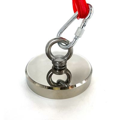 880 LBS Force de traction Neodymium Magnéte de pêche Boîte de vis M12 Taille de vis ± 0,1 mm Tolérance