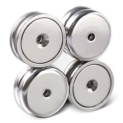Magnéte néodymique N52 à base ronde avec trou anti-enfoncement ± 0,05 mm Tolérance Magnéte fort