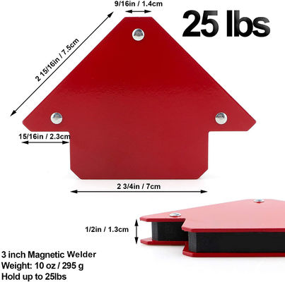 Porteurs de soudure magnétique à forme de flèche forte pour plusieurs angles 2,2 kg Support personnalisé OEM