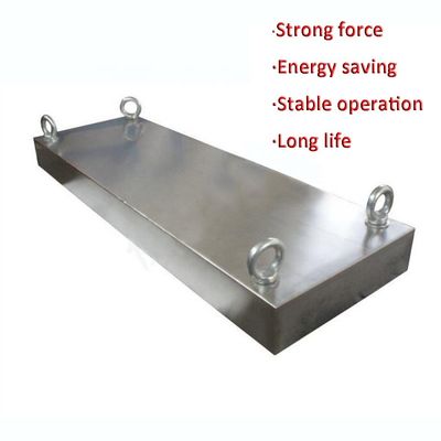 Plaque filtrée magnétique à aimant permanent en acier inoxydable avec aimant Ndfeb de 7000 Gauss