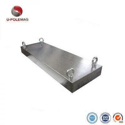 Plaque filtrée magnétique à aimant permanent en acier inoxydable avec aimant Ndfeb de 7000 Gauss