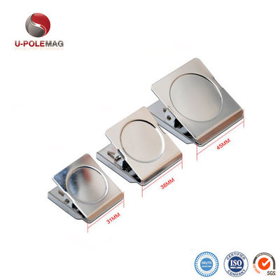 31 mm / 38 mm / 45 mm épingle/clampe en acier inoxydable aimants réfrigérateur pour la maison ou le bureau