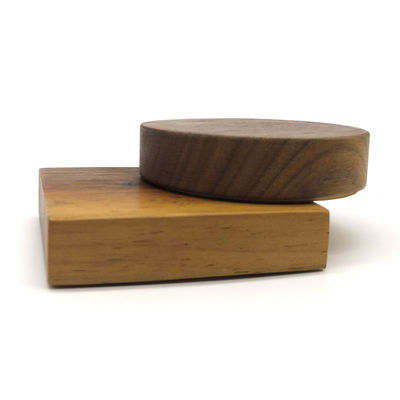 Barre de couteau magnétique détachable personnalisée pour cuisine en noix/cerise/bambous/caoutchouc