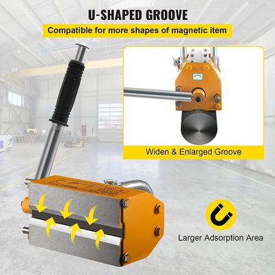 1000 kg élévateur magnétique manuel portable idéal pour les tâches de levage lourdes