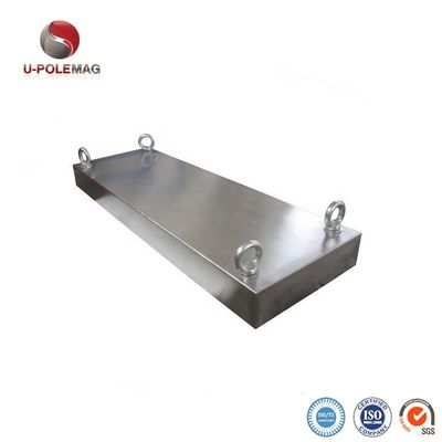 Magnéte industriel aimants permanents 304 SS pour plaque de séparation magnétique forte personnalisée