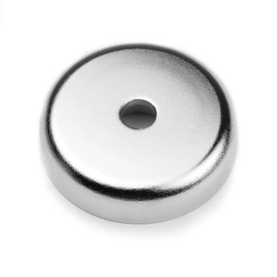 D48MM aimant de pot avec résistance à l'ouverture du contre-bois et tolérance de précision