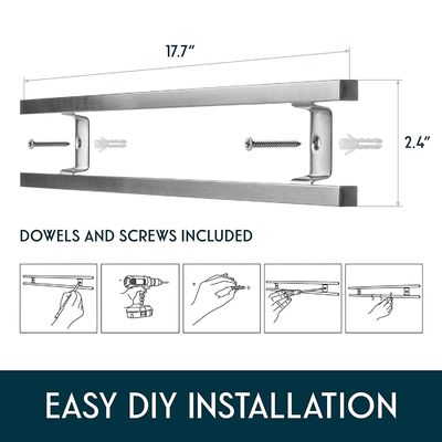 304 acier inoxydable porte-couteau magnétique pour mur L'accessoire de cuisine parfait