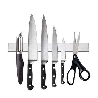 Pratique couteaux magnétiques en acier inoxydable de 16 pouces Bar Rack pour les ustensiles de cuisine