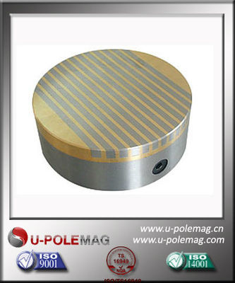 Ni-Cu-Ni revêtement NdFeB aimant rond électrique magnétique Chuck D125mm-100KG pour le maintien