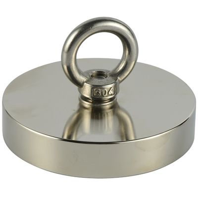 Magnéte de recherche circulaire à double face industrielle à forte force de traction de qualité NdFeb