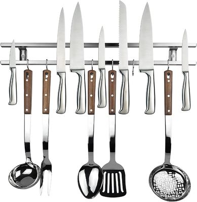 Tuyau magnétique de couteau en acier inoxydable le plus vendu pour les ustensiles de cuisine et le stockage du couteau