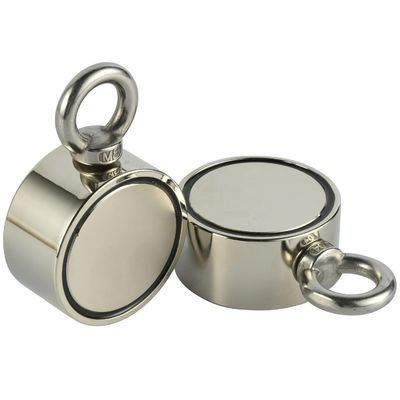 Magnet de pêche en néodyme de densité avec boulon M8 et force de traction de 80 kg