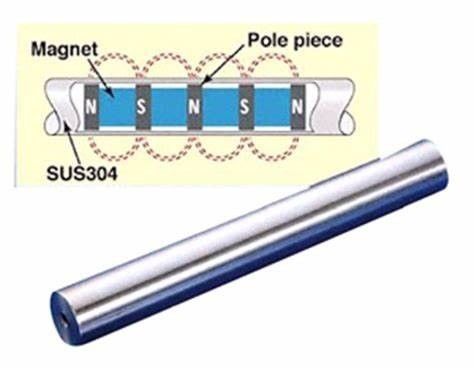 Barre magnétique en néodyme inoxydable revêtue de nickel avec trous