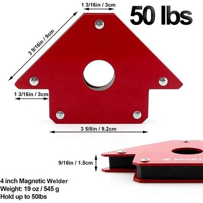 Magnéte ferrite de qualité Porteur de flèche magnétique pour cylindre de soudage 50lbs Force forte