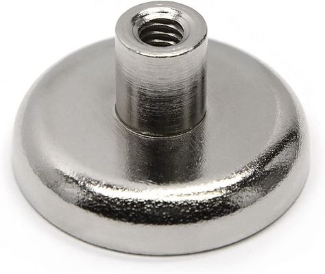 Matériau composite aimant rond NdFeB aimant néodymium pot D60mm avec une force de 160 kg
