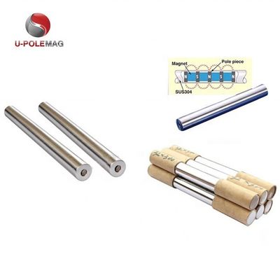 Magnéte néodymium 304 en acier inoxydable de qualité 12000 Gauss Magnés de tubes magnétiques permanents puissants