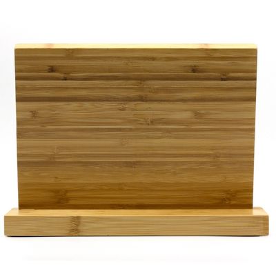 ISO9001 2000 Système de bois naturel de bambou Magnétique porte-bloc de couteau Conception personnalisée