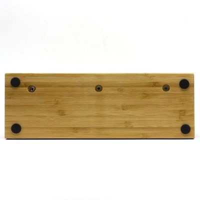 ISO9001 2000 Système de bois naturel de bambou Magnétique porte-bloc de couteau Conception personnalisée