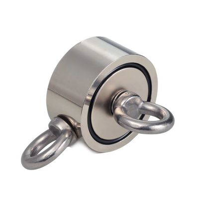 300 kg de force de traction en forme de tasse à double face Magnéte de pêche pour récupération fiable