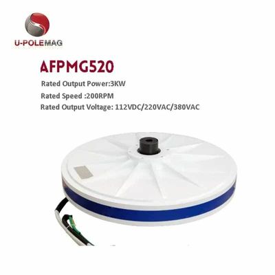 Générateur de turbine éolienne axiale verticale de 3 kW 220v pour la vente
