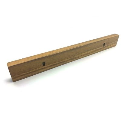 Bloc de couteau magnétique en bois d'acacia de 16 pouces avec aimant au néodyme