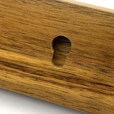 Bloc de couteau magnétique en bois d'acacia de 16 pouces avec aimant au néodyme